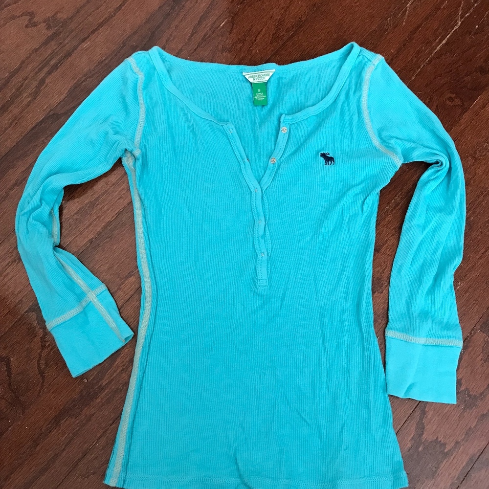 Abercrombie t-shirt in turquoise